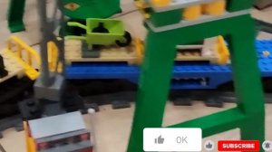 очень несчастный рабочий день авария огромного товарняка из лего