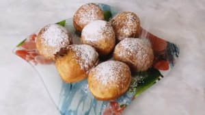 Пышные Пончики не впитывающие масло, мягкие с хрустящей корочкой