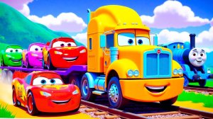 Мультики для детей. Маквин с друзьями на дорогах проходят испытания. Смотреть мультики для малышей.