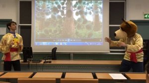 Русская народная сказка _Колобок_ в исполнении итальянских учащихся Миланского у-та.