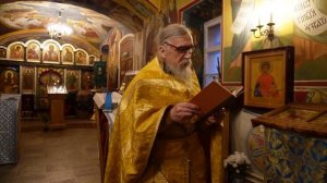 Отец Алексий Фокин, проповедь, молебен Преп. Феодору Студиту_09.11.2025