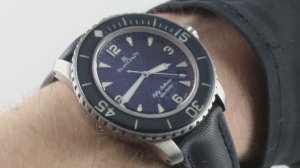 Обзор роскошных часов Blancpain Fifty Fathoms (Big Blue) 5015D-1140-52B
