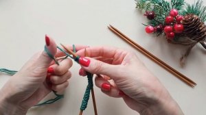 1_МК Варежки Набор петель, замыкание в круг