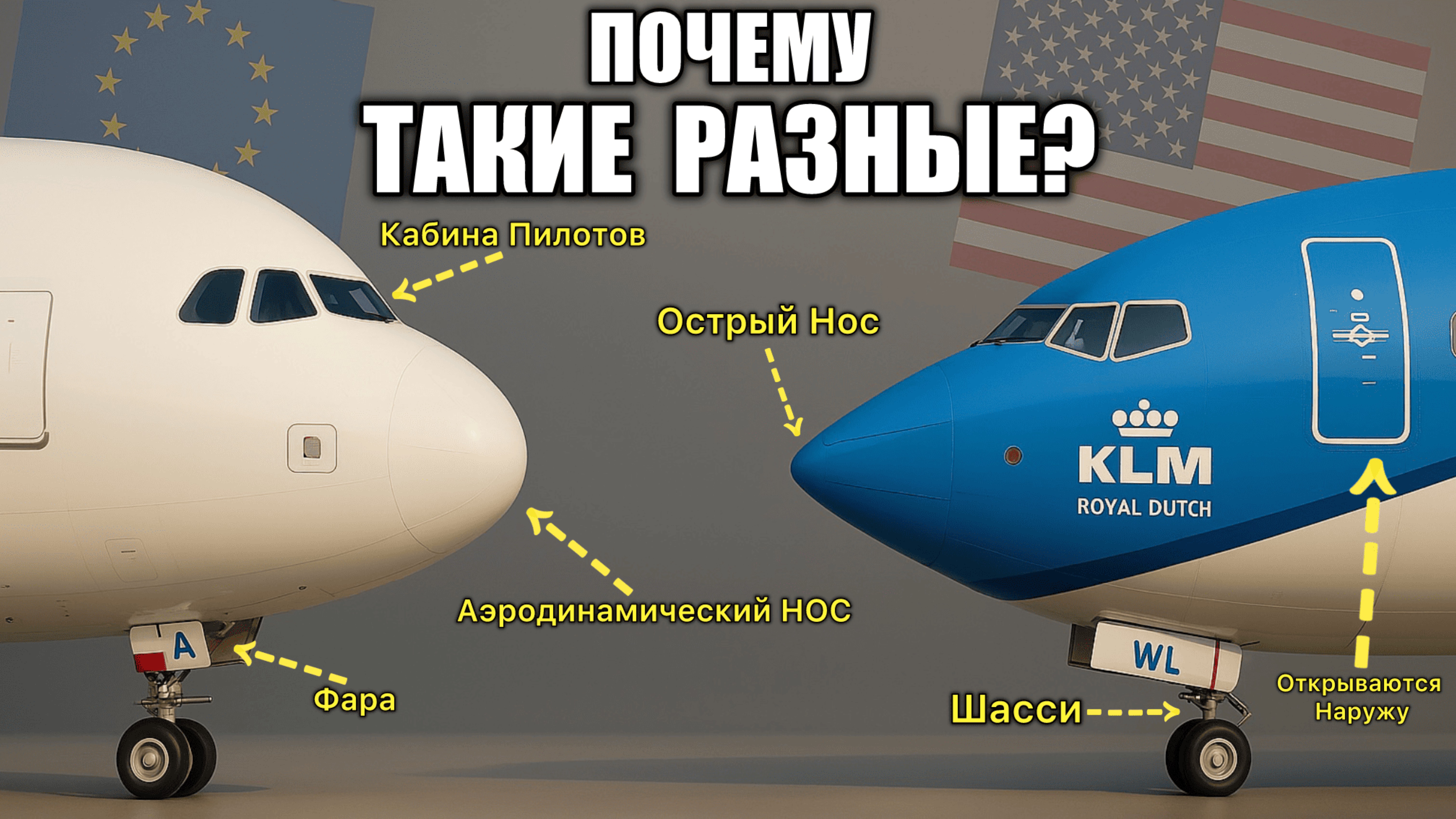 Почему американские и европейские самолеты такие РАЗНЫЕ? смотреть онлайн