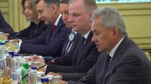 Сергей Шойгу провел переговоры с президентом Египта Абдель Фаттахом ас-Сиси