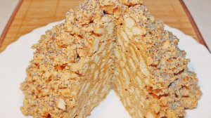 Делаю такой торт с орехами постоянно! Без выпечки из печенья