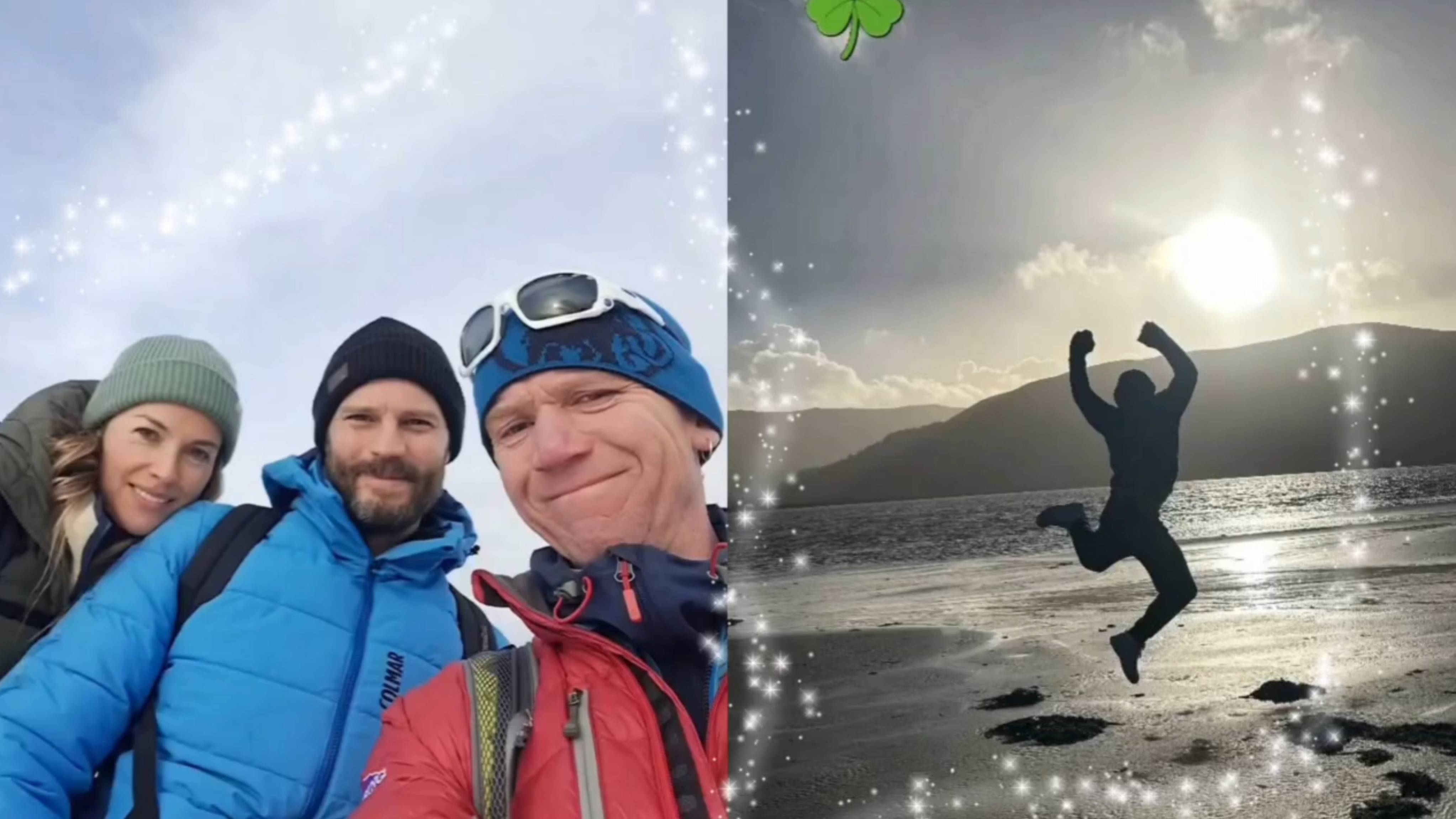 😍 ДЖЕЙМИ ДОРНАН И АМЕЛИЯ УОРНЕР ПОДНЯЛИСЬ НА ГОРУ КОРРАН ТУАТЕЙЛ 💜 2023