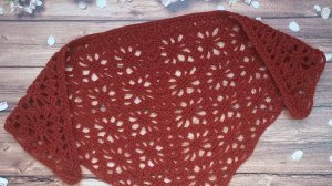 МК Узор для шали крючком