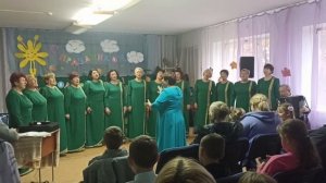 Члены клуба "Новые грани" в Народном хоре