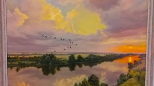 Работы начинающих тверских художников. Холст, масло; бумага карандаш, тушь, фломастеры