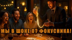 Ужин, друзья и магия: как фокусник поразил нас в ресторане