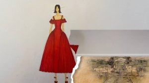 Евдаева Ракель. Коллекция "Мечты о Париже". Источник вдохновения выпускницы Школы "Практика" 2025 г.