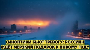 Синоптики бьют тревогу россиян ждёт мерзкий подарок к Новому году