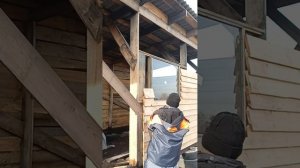Сарай своими руками. Каркас, стены, крыша готовы