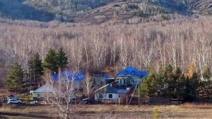 Банное, осенняя природа, горы, детский лагерь Уральские Зори (04.11.2020)