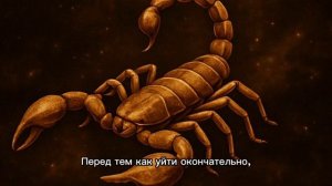 Скорпион Судьба заставит тебя вернуться туда откуда ты хотел навсегда уйти но уже другим человеком
