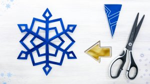 Потрясающий шаблон бумажной снежинки для рождественских украшений