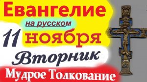 11 Ноября ЕВАНГЕЛИЕ Дня с Мудрым Толкованием короткое 10 мин. Евангелие 11 Ноября Воскресенье 2025