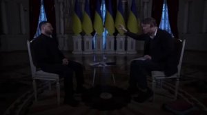 Зеля без света. Отключение электричества во время этого интервью в Мариинском дворце в Киеве