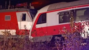 Два поезда столкнулись в Словакии