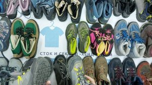 40209 Обувь трекинг, 1пак, scarpe trecing, секонд (extra/1 кат) оптом