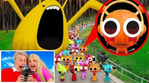 ВСЕ СПРУНКИ НАПАЛИ НА ГИГАНТСКОГО ПОЖИРАТЕЛЯ СПРУНКОВ ＊помогите＊