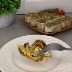 🥔 Картофельно-грибной рулет