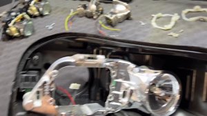 Volvo XC90  -  ремонт фар, замена линз , диодные Expression Drive