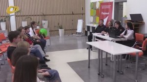 ЖЕЛЕЗНОГОРСКИЕ ПОЛИЦЕЙСКИЕ ПРОВЕЛИ "КЛАССНУЮ ВСТРЕЧУ" С ОБУЧАЮЩИМИСЯ В "КВАНТОРИУМЕ" ПОДРОСТКАМИ