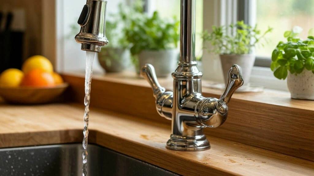 Меняем на кухне Евросмеситель на Русский смеситель.