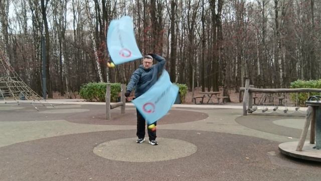 Разминка с фитнес флагами (7)