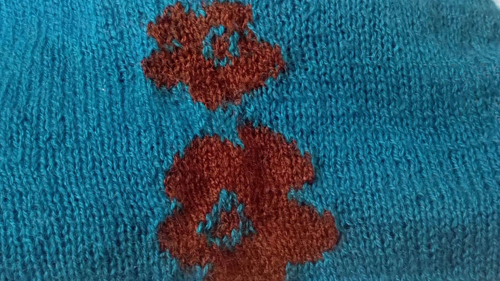 Продолжаю вязать кардиган с цветами на рукавах в СП "Год кардиганов. Сезон 2" смотреть онлайн