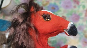 Лошадь/кобыла из ваты