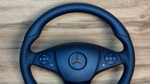 Mercedes E-class - перетяжка руля автомобиля