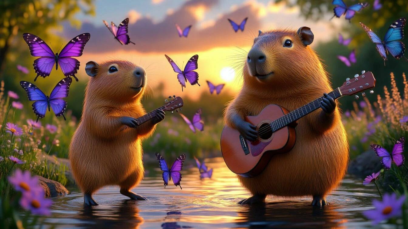 Милые капибары