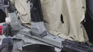 Nissan Qashqai, Ремонт бокового удара, замена порога, дверей с подушками, все как мы любим.