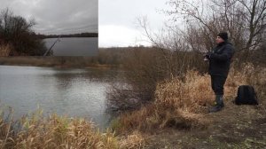 рыбалка на спиннинг с  берега ноябре