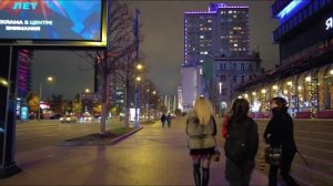 Москва Арбат вечером 2025 легендарная улица оживает после заката 🌙