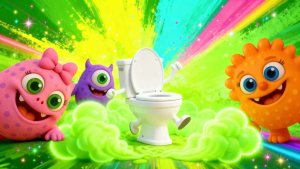 Детский мультфильм | Монстрики и горшок 🚽 | Весёлый обучающий мультик про приучение к горшку