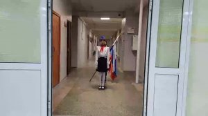 Вынос флага Российской Федерации в Лицее №1