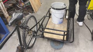 Грузовая коляска для велосипеда