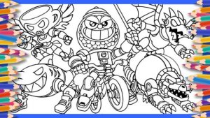 Новые раскраски / БРЕЙНРОТ,  все РОБОТЫ! #Тунтунтунсахур #Итальянский мозг #Итальянские друзья