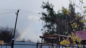 Радуга)) Завершение картины)) Работа у оврага)) Покупки))