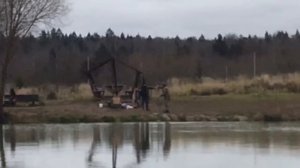 поимка форели