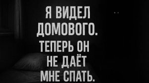 Я видел домового . Страшные. Мистические. Творческие истории. Хоррор1097