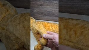 РЕДКОСТЬ! Собака, бульдог, артель "Мосгалантерея", плюш, опилки. Автор С.Россинская, винтаж СССР