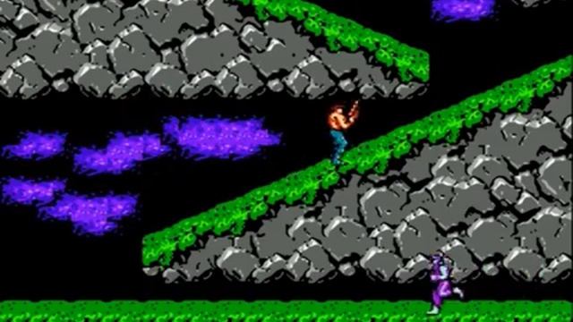 Super Contra NES Walkthrough Super C No Damage Laser Only. смотреть онлайн