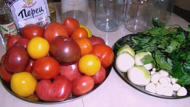 Помидоры на Зиму - Пальчики Оближешь. смотреть онлайн