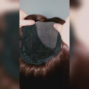 ПАРИК combo - на моно (с имитацией кожи головы) #парик #натуральныйпарик #изделияизволос #постиж