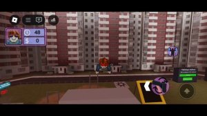 Прыгаем  на батуте в роблокс